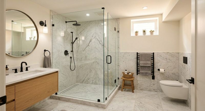 Basement Bathroom Remodeling in Kent County, DE